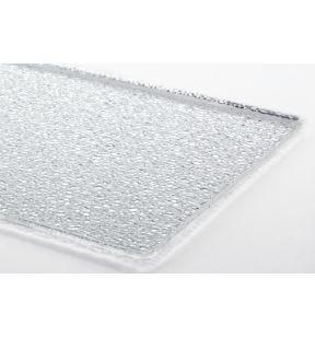 Presentatieschotel rechthoekig doorzichtig acryl 40 Pap 2 Platex