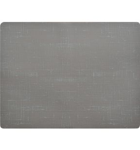 Set de table gris silicone 45x30 cm Duni (6 pièces)