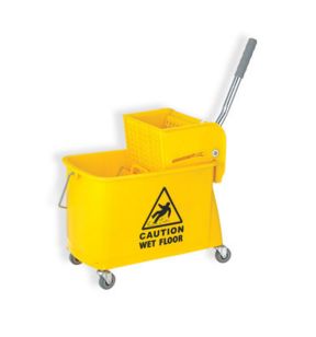 Seau à roulettes avec presse à plat 20 L