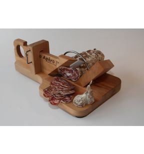 Guillotine à saucisson bois 28x15,5x10,5 cm Sans virole
