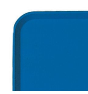 Plateau polypropylène (pp) bleu 34,5x26,5 cm Fast Food Cambro