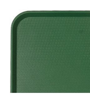 Plateau polypropylène (pp) vert 34,5x26,5 cm Fast Food Cambro