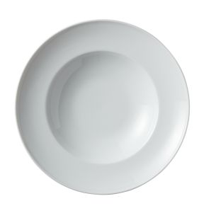 Assiette à pâtes rond blanc porcelaine Ø 30 cm