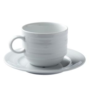 Tasse à thé rond blanc porcelaine 23 cl Ø 8,2 cm Ruby