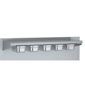 Muurrek inox xx15 1 niveaus with headboard 100 kg Tournus