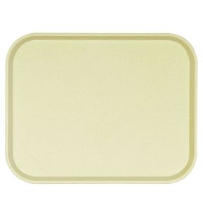 Plateau polyester vanille 46x36 cm Poly One Platex
