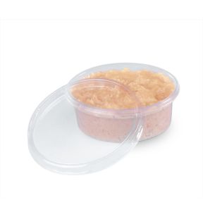 Couvercle pot à sauce rond transparent Ø 7,5 cm Alphaform (100 pièces)