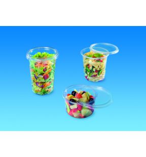 Pot rond doorzichtig Ø 11.7 15.6 100 cl Tusipack Alphaform (50 eenheden)