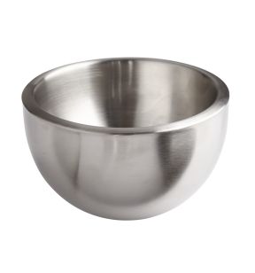 Saladier double paroi rond gris inox Ø 15 cm Pro.mundi