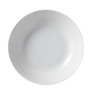 Assiette creuse rond blanc porcelaine Ø 20 cm Bazik Essentials Collection