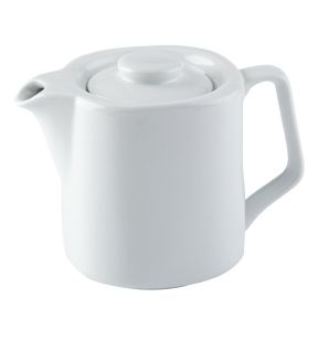 Théière rond blanc porcelaine 45 cl Ø 9 cm Cafett Pro.mundi