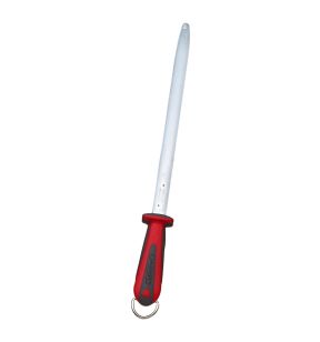 Fusil acier rouge 30 cm mèche ovale Couche protectrice de chrome taillage fin Fischer