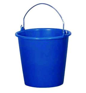 Seau avec anse bleu 10 L