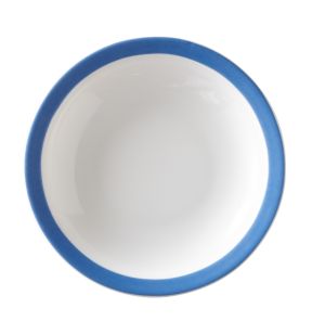 Diep bord rond blauw porselein Ø 22 Optima Color
