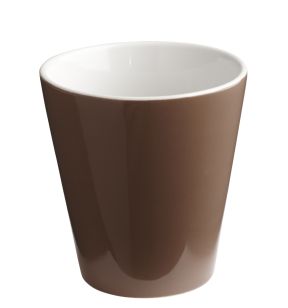 Gobelet rond marron grès émaillé 20 cl Ø 8,5 cm Prismo Pro.mundi