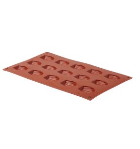 Plaat 15 mini madeleines silicone GN 1/3 x17.5 Pro.cooker