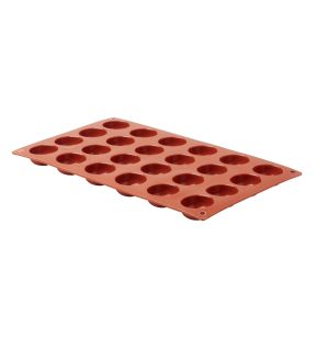 Plaat 24 ronde petitfours silicone GN 1/3 xx1.6 Pro.cooker