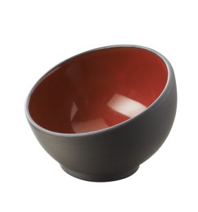 Mise en bouche rond rouge porcelaine culinaire Ø 7,5 cm Solid Revol