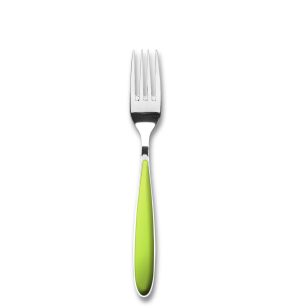 Eetvork groen inox 20 Amande Tarrerias Bonjean