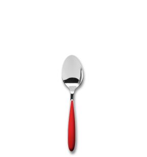 Koffielepel rood inox 14 Amande Tarrerias Bonjean