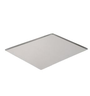 Banketbakkersplaat gn 1/1 niet geperforeerd aluminium GN 1/1 x32.5 1.5 mm schuine randen De Buyer