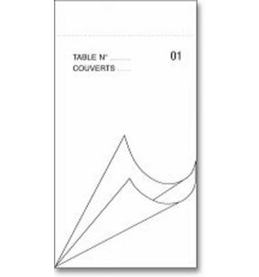 Bloc commande triplicopiant blanc papier 17x9,5 cm Cogir