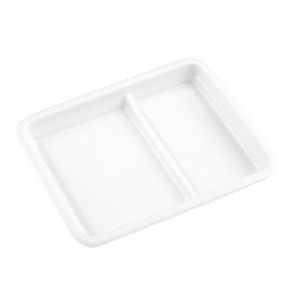 Assiette régithermie rectangulaire blanc porcelaine culinaire 24x19 cm Regithermie Enova