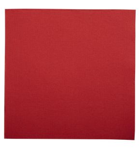 Serviette rouge ouate de cellulose 38x38 cm Lisah Pro.mundi (50 pièces)
