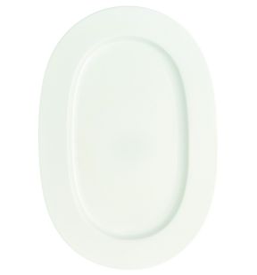 Plat ovale ivoire porcelaine bone china 34 cm Stella Villeroy & Boch