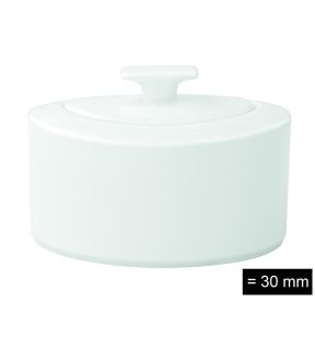 Suikerpot rond ivoorkleurig bone china 33 cl Modern Grace Villeroy & Boch
