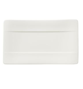 Plat bord rechthoekig ivoorkleurig bone china x14 Modern Grace Villeroy & Boch