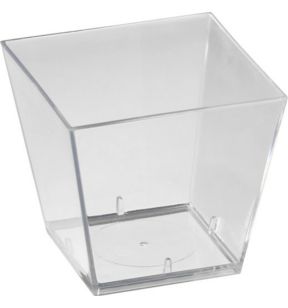 Verrine vierkant doorzichtig xx4.5 6 cl Duni (100 eenheden)