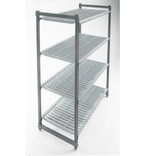 Rekken 4 niveaus plastic 91 x 183 800 kg 4 planken Basics Plus Cambro