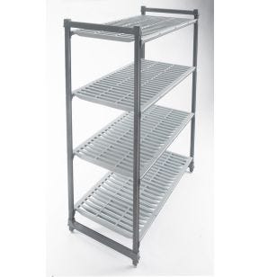 Rekken 4 niveaus plastic 91 x 183 800 kg 4 planken Basics Plus Cambro