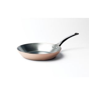 Poêle rond cuivre inox Ø 28 cm 4 cm Prima Matera De Buyer