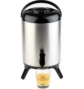 Distributeur isotherme de boissons inox Ø 24 cm 42 cm 9,5 L Aps