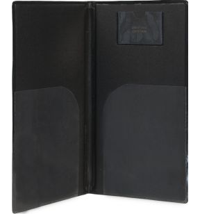 Porte-addition rectangulaire noir 23x13 cm Securit