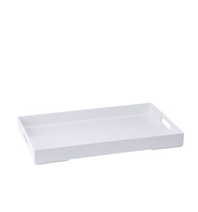 Dienblad voor roomservice melamine wit x40 Vestah Platex