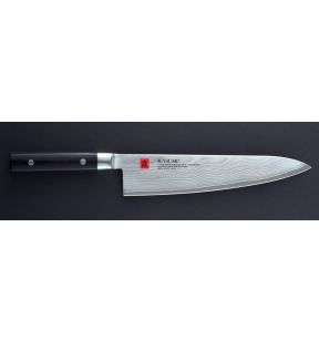Professioneel mes 24 staal samengeperst hout effen Damas Kasumi
