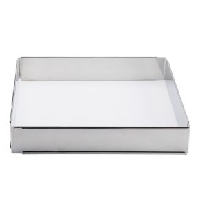 Verlengbare bakvorm voor mousse en tussengerecht inox Without release liner xx5 Pro.cooker