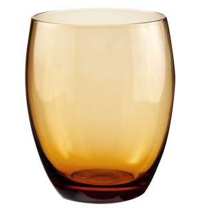 Gobelet forme basse jaune verre 30 cl Baya Pro.mundi