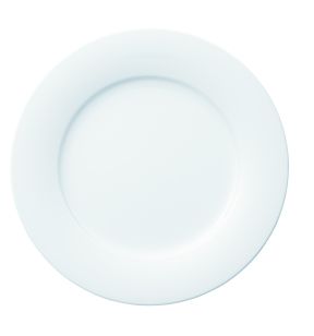 Plat rond bord met rand rond ivoorkleurig verglaasd Ø 29.5 Affinity Villeroy & Boch