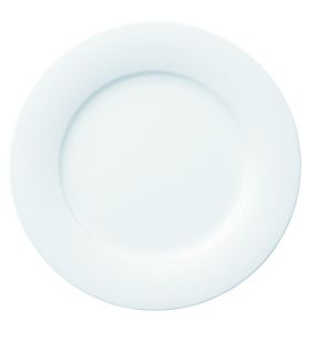 Plat bord zonder rand rond ivoorkleurig verglaasd Ø 27 Affinity Villeroy & Boch