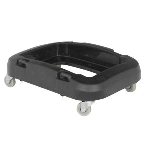 Chariot de tri sélectif plastique noir Probbax