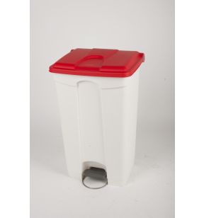 Pedaalemmer plastic 90 L rood Probbax