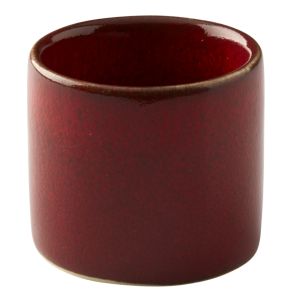 Pot à sauce rond rouge grès émaillé Ø 5 cm Gres Couleur Pro.mundi