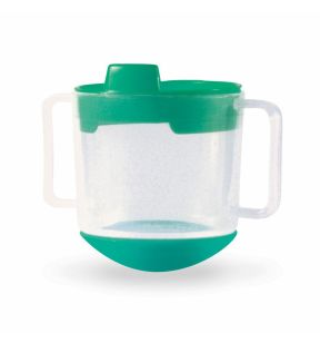 Tasse inversable rond vert polypropylène (pp) 20 cl Vaisselle Enfance Plastorex