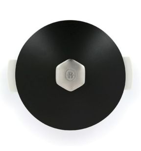 Couvercle pour cocotte rond noir porcelaine culinaire Ø 13,6 cm Revolution Revol