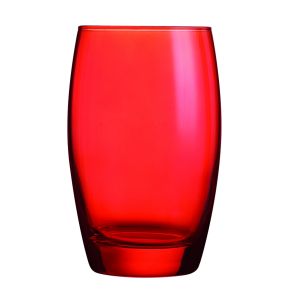 Gobelet forme haute rouge verre 35 cl Salto Arcoroc