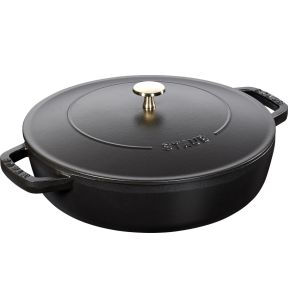 Sauteuse fonte d'acier Ø 28 cm 12,6 cm 3,7 L Chistera Staub